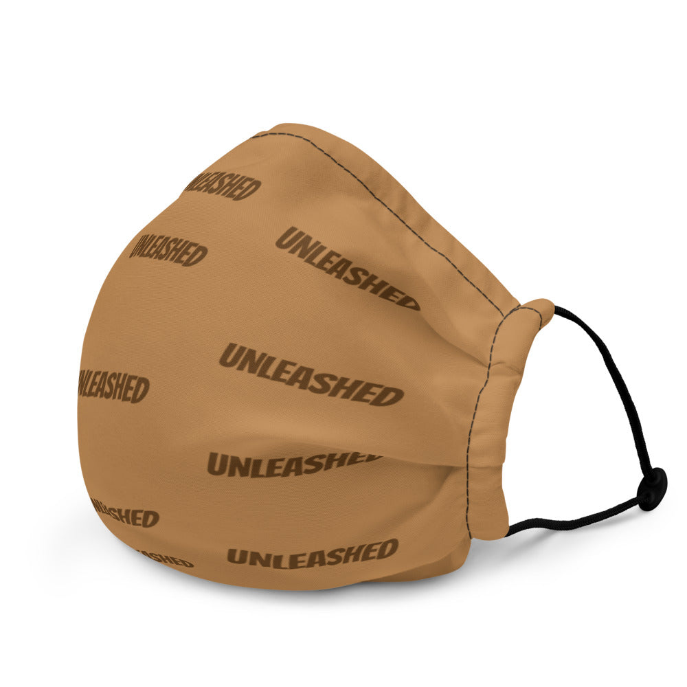 Chameleon Unleashed Logo Face Mask (Nude)