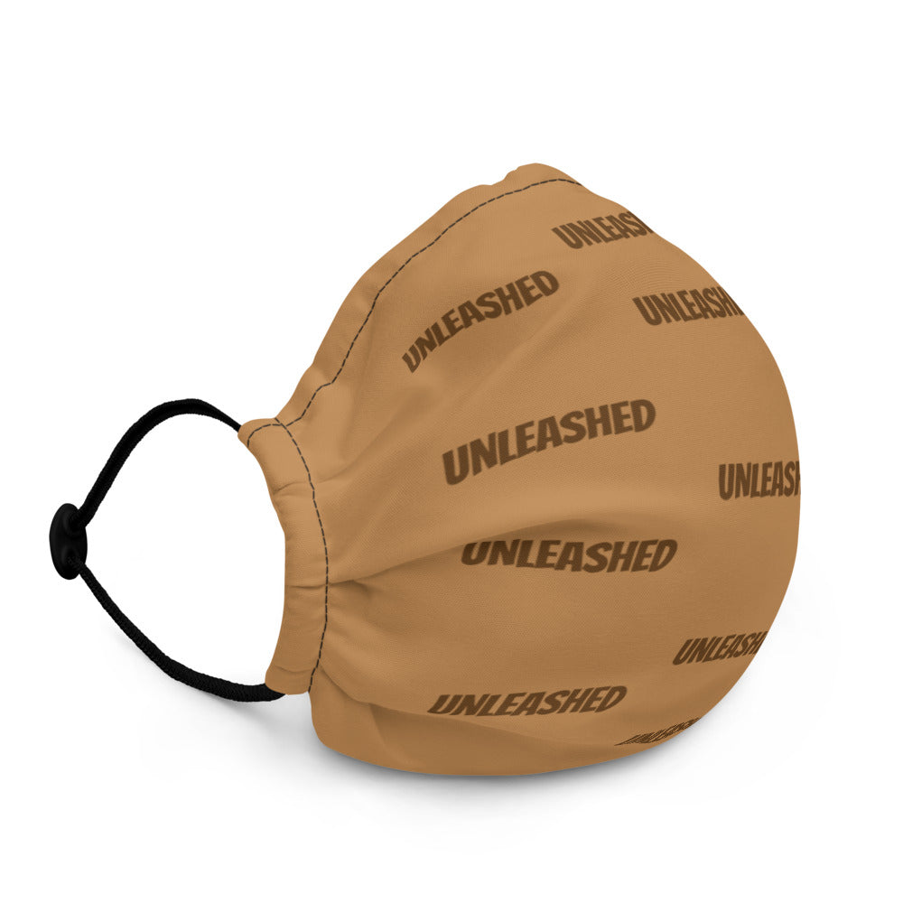 Chameleon Unleashed Logo Face Mask (Nude)