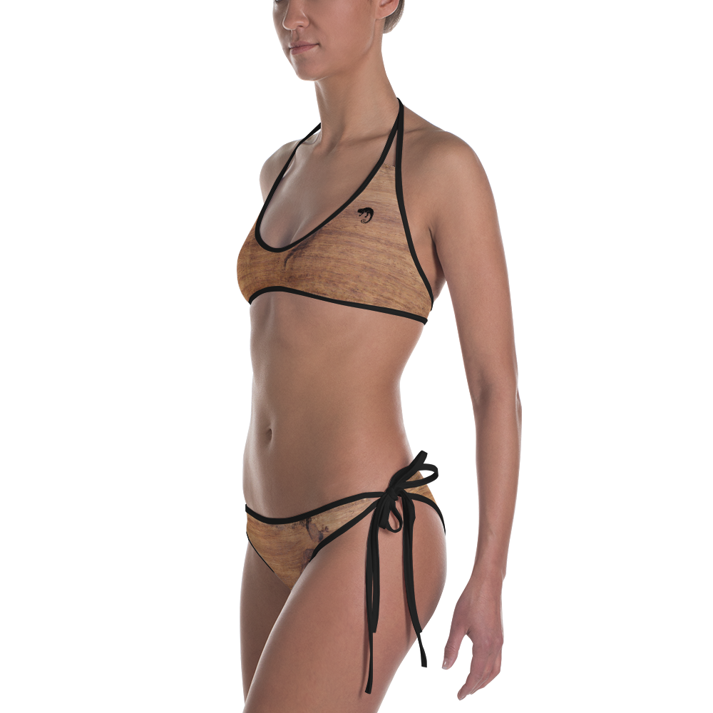 Chameleon Unleashed Oak Woodkini Logo Bikini Swimsuit