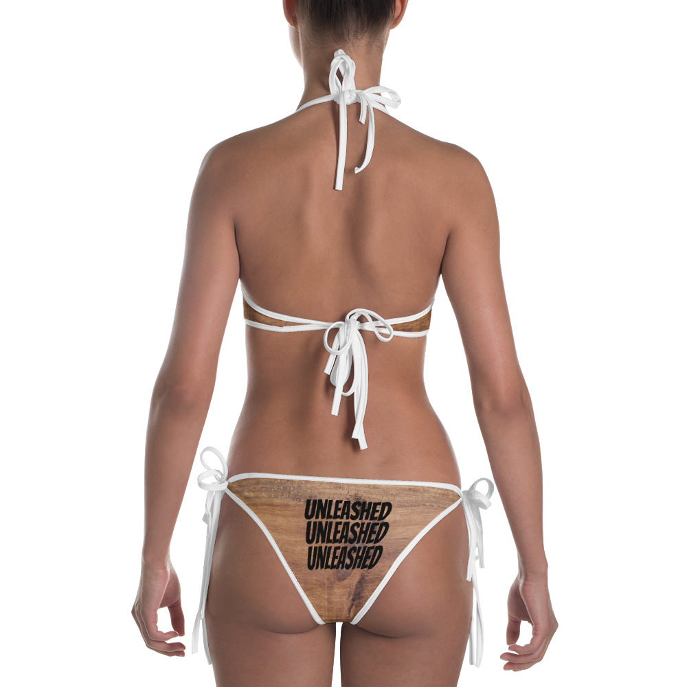 Chameleon Unleashed Oak Woodkini Logo Bikini Swimsuit
