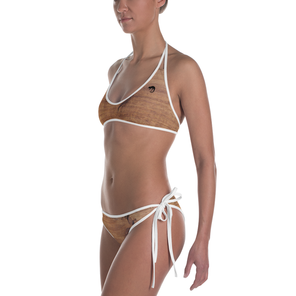 Chameleon Unleashed Oak Woodkini Logo Bikini Swimsuit