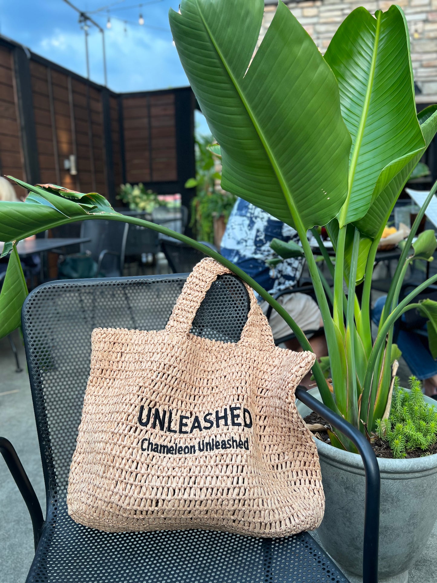 UNLEASHED Raffia Bag