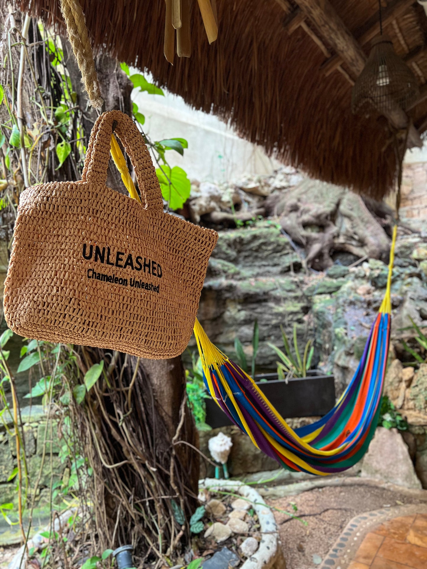 UNLEASHED Raffia Bag