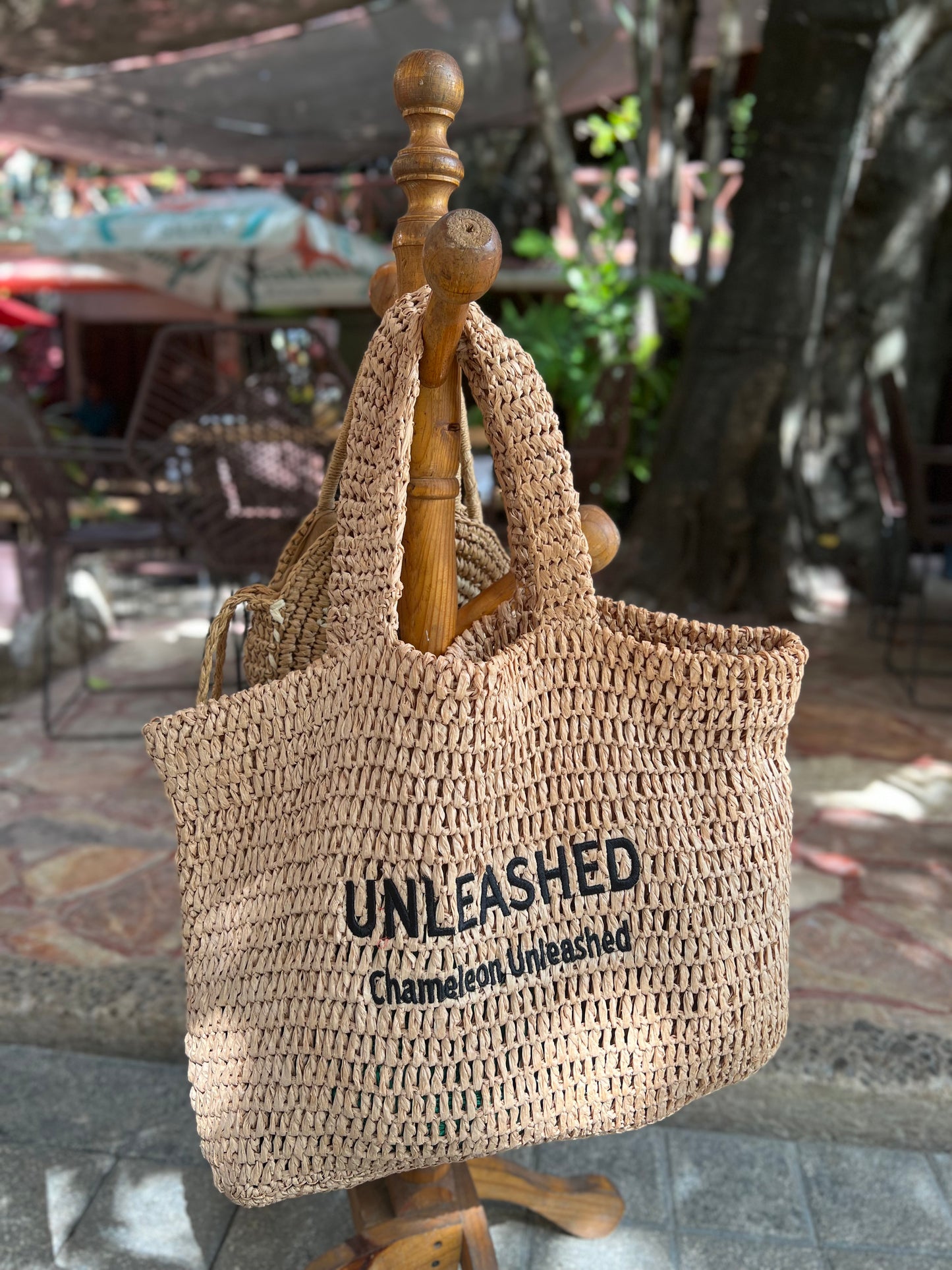 UNLEASHED Raffia Bag