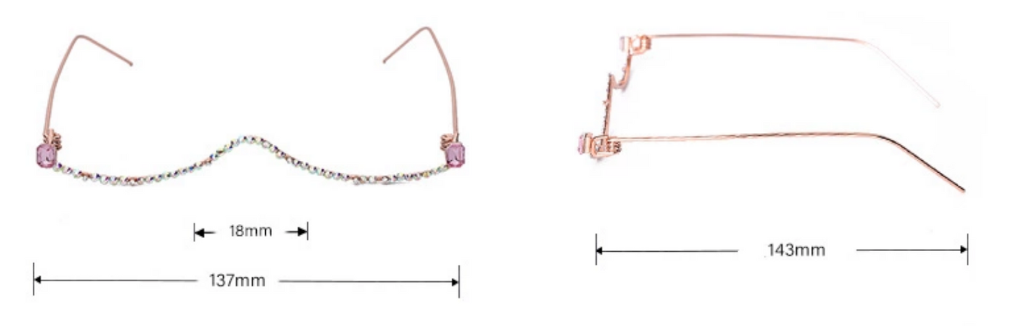 Diamond Frame Sunglasses