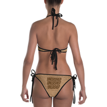 Chameleon Unleashed Burlap N Chill Unleashed Logo Bikini Swimsuit (Brown)