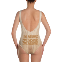 Chameleon Unleashed Natural Woodkini Slaycation One-Piece Swimsuit (Brown)