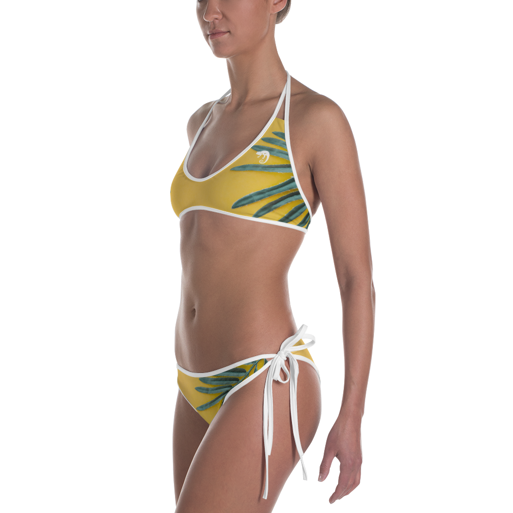 Chameleon Unleashed Canary Island Logo Bikini Swimsuit