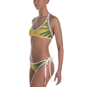 Chameleon Unleashed Canary Island Logo Bikini Swimsuit