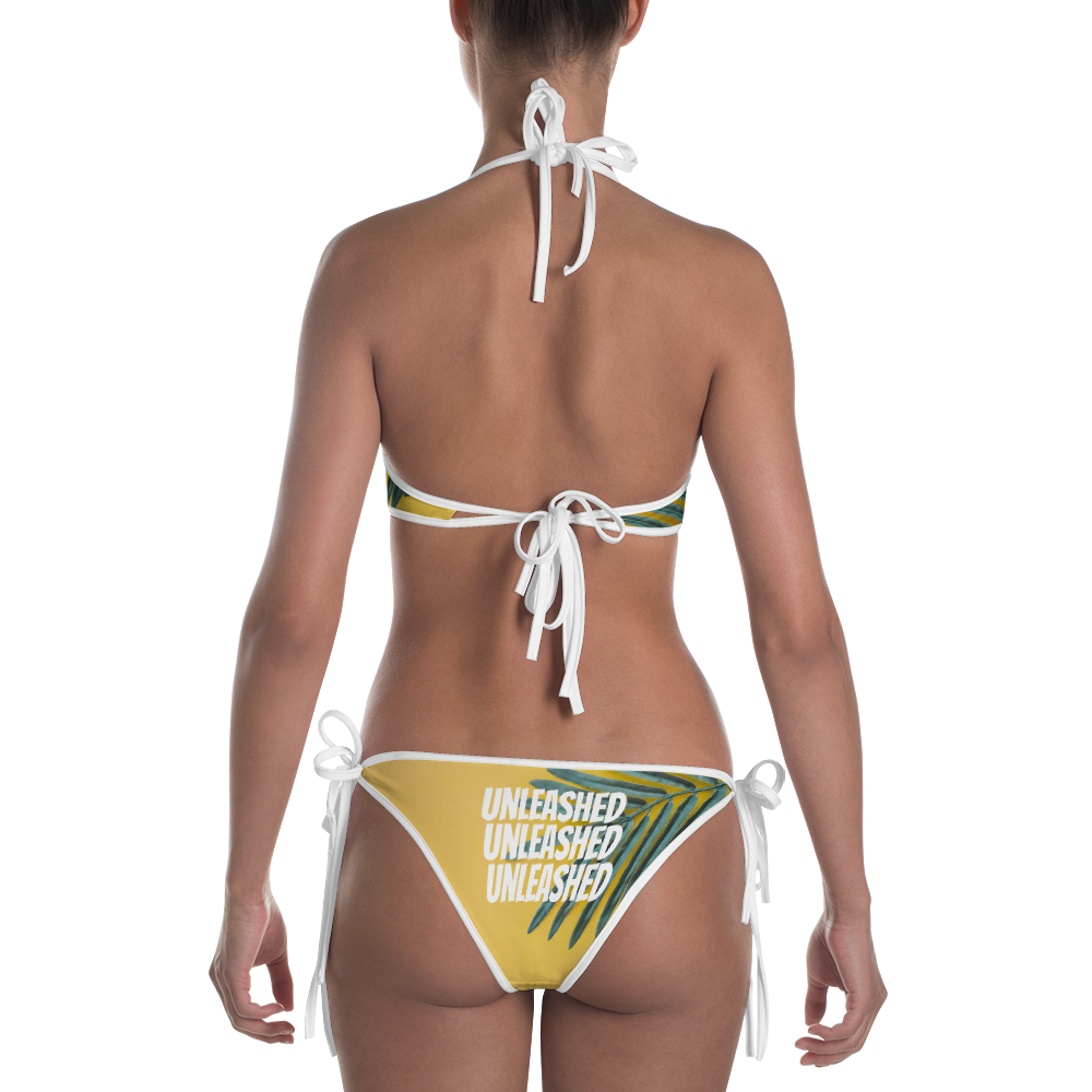 Chameleon Unleashed Canary Island Logo Bikini Swimsuit