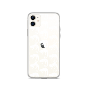 Chameleon Unleashed Logo Monogram iPhone Case (White)